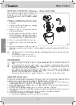 Preview for 16 page of Bestron ABL800WB Instruction Manual