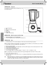 Предварительный просмотр 18 страницы Bestron ABL850RE Instruction Manual