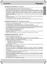 Предварительный просмотр 3 страницы Bestron ABL900SPE Instruction Manual