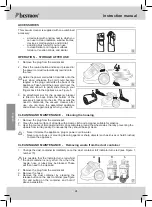 Preview for 24 page of Bestron ABL930WT Instruction Manual