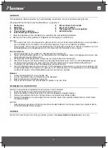 Предварительный просмотр 8 страницы Bestron ABP605BB Instruction Manual