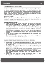 Preview for 2 page of Bestron ACF300M Instruction Manual