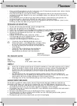Предварительный просмотр 11 страницы Bestron ACL258 Instruction Manual
