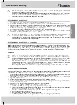 Предварительный просмотр 9 страницы Bestron ACM100RE Instruction Manual