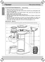 Предварительный просмотр 4 страницы Bestron ACM1100G Instruction Manual