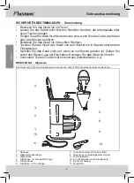 Preview for 8 page of Bestron ACM300EVB Instruction Manual