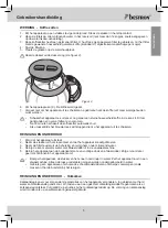 Предварительный просмотр 5 страницы Bestron ACM6081R Instruction Manual