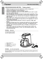 Предварительный просмотр 4 страницы Bestron ACM7003 Instruction Manual