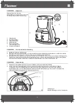 Preview for 6 page of Bestron ACM8007BE Instruction Manual