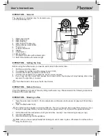 Preview for 15 page of Bestron ACUP650 Instruction Manual