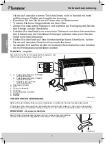 Preview for 8 page of Bestron ACV2000 Instruction Manual