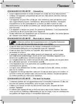 Предварительный просмотр 11 страницы Bestron ACV2000 Instruction Manual