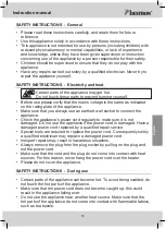 Предварительный просмотр 15 страницы Bestron ACV2000 Instruction Manual