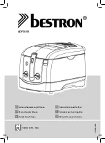 Предварительный просмотр 1 страницы Bestron ADF3000 Instruction Manual