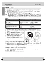 Preview for 8 page of Bestron ADF4000HR Instruction Manual