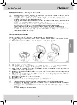 Preview for 27 page of Bestron ADF4000HR Instruction Manual