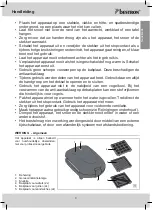 Предварительный просмотр 3 страницы Bestron ADM2003R Instruction Manual