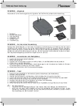 Предварительный просмотр 9 страницы Bestron ADM2003R Instruction Manual