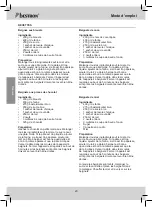 Preview for 20 page of Bestron ADM218 Instruction Manual