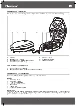 Предварительный просмотр 6 страницы Bestron ADM218SD Instruction Manual