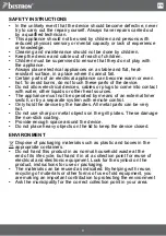 Предварительный просмотр 9 страницы Bestron ADWM7300S Instruction Manual