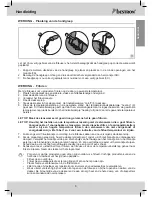 Предварительный просмотр 5 страницы Bestron AF350 Instruction Manual