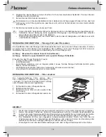 Предварительный просмотр 14 страницы Bestron AF350 Instruction Manual