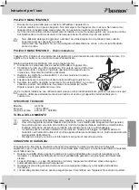 Предварительный просмотр 21 страницы Bestron AF7200 Instruction Manual