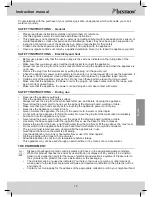 Предварительный просмотр 15 страницы Bestron AF727 Instruction Manual