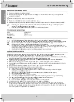 Предварительный просмотр 6 страницы Bestron AFDM1301 Instruction Manual