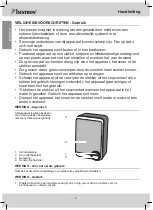 Preview for 4 page of Bestron AFH100 Instruction Manual