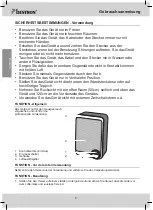 Preview for 8 page of Bestron AFH100 Instruction Manual