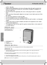 Preview for 16 page of Bestron AFH100 Instruction Manual
