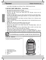 Preview for 8 page of Bestron AFH211B/W/R Instruction Manual