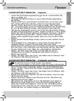 Предварительный просмотр 3 страницы Bestron AFH211B Instruction Manual