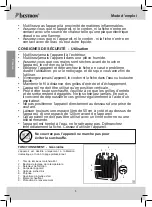 Предварительный просмотр 8 страницы Bestron AFH211B Instruction Manual