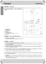 Предварительный просмотр 4 страницы Bestron AFM400 Instruction Manual