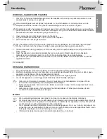 Preview for 5 page of Bestron AFS8009 User Instructions