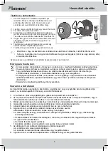 Предварительный просмотр 5 страницы Bestron AFT45SW/Z Instruction Manual