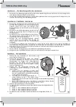 Preview for 14 page of Bestron AFT45SW/Z Instruction Manual