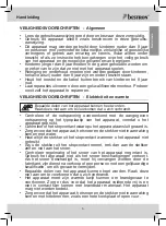 Предварительный просмотр 3 страницы Bestron AGL10 Instruction Manual