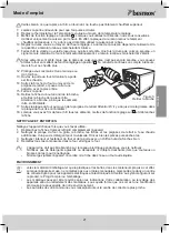 Предварительный просмотр 21 страницы Bestron AGL300 Instruction Manual
