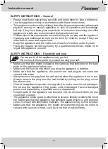 Предварительный просмотр 23 страницы Bestron AGL300 Instruction Manual