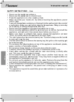 Предварительный просмотр 24 страницы Bestron AGL300 Instruction Manual
