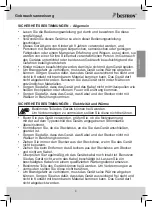 Предварительный просмотр 9 страницы Bestron AGL350 Instruction Manual