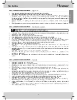 Предварительный просмотр 3 страницы Bestron AGP1800 Instruction Manual