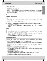 Предварительный просмотр 5 страницы Bestron AGP1800 Instruction Manual