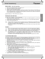 Предварительный просмотр 9 страницы Bestron AGP1800 Instruction Manual