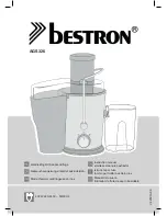 Предварительный просмотр 1 страницы Bestron AGS326 Instruction Manual