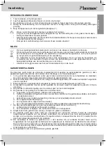 Предварительный просмотр 5 страницы Bestron AHB400R Instruction Manual